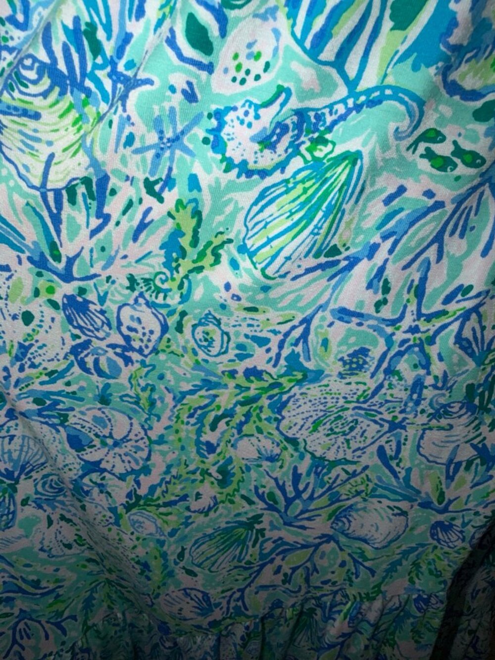 Lilly Pulitzer Midi Dress - Size Medium - Ocean Shell Print 🌊🐚 - Picture 4 of 5
